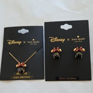 Kate Spade x Disney Red and Black Earrings